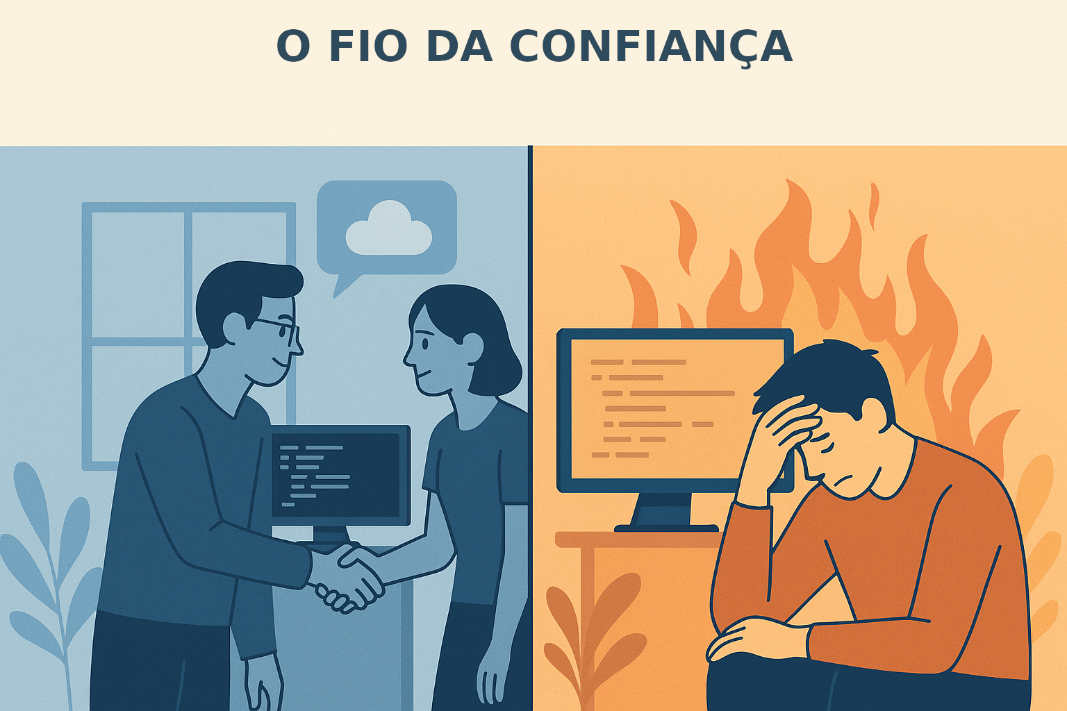 O fio da confiança